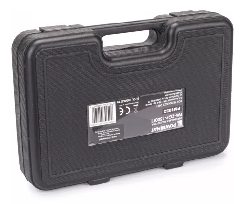 Műanyagcső-hegesztő (polifúziós) 1500 W, 3 hegesztőbetéttel 20–32 mm, kofferben, PM-ZGP-1500T1 – Powermat (PM1052)