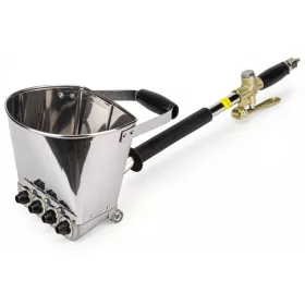   Pneumatikus vakolószóró (vakológép kompresszorhoz) 3 l tartállyal, 9–11 bar, PM-TP-3T – Powermat (PM1104)
