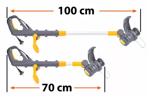 Elektromos szegélynyíró 1200 W, 25 cm vágásszélesség, teleszkópos, PM-PKE-1200M – Powermat (PM1106)