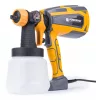 Elektromos festékszóró pisztoly HVLP 600 W, 1000 ml tartállyal, 4 fúvókával, PM-PDM-600T – Powermat (PM1113)