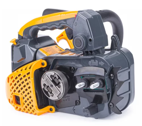 Benzines láncfűrész 2 LE (1,5 kW), 25,4 cm³, 30 cm-es (12") vezetőlappal, PM-PSP-2HP – Powermat (PM1118)