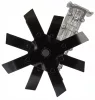 Kapálógép adapter benzines fűkaszára, 28 mm szár, 9 bordás, PM-ADK-28BM – Powermat (PM1127)