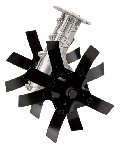 Kapálógép adapter benzines fűkaszára, 28 mm szár, 9 bordás, PM-ADK-28BM – Powermat (PM1127)