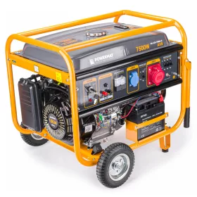   Áramfejlesztő 7500 W, 230 V / 400 V, AVR, elektromos indítással, 15 LE, PM-AGR-7500M-EL – Powermat (PM1142)