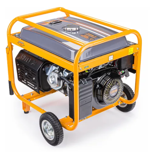 Áramfejlesztő 7500 W, 230 V / 400 V, AVR, elektromos indítással, 15 LE, PM-AGR-7500M-EL – Powermat (PM1142)