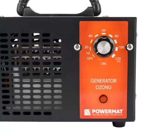 Ózongenerátor 36 g/óra, 120 W, időzítővel 120 percig, PM-GOZ-36T – Powermat (PM1172)