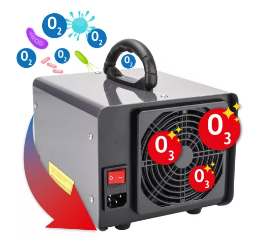 Ózongenerátor 60 g/óra, 155 W, időzítővel 120 percig, PM-GOZ-60T – Powermat (PM1173)