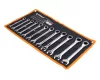Racsnis csillag-villáskulcs készlet 8–19 mm, 12 db, CrV, PM-KPLO-12T – Powermat (PM1175)