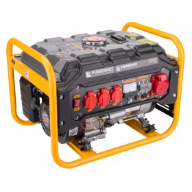   Áramfejlesztő 3 kW, 230 V / 400 V, Dual Power, AVR, PM-AGR-3000MNS – Powermat (PM1194)
