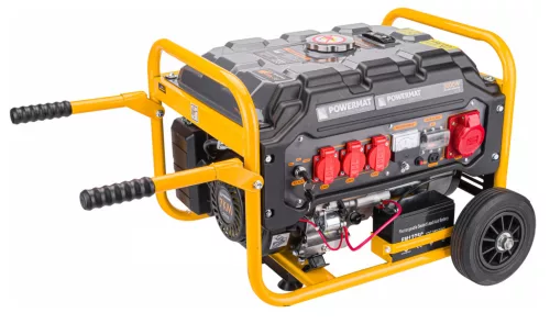 Áramfejlesztő 3 kW, 230 V / 400 V, önindítós, kerekekkel, Dual Power, PM-AGR-3000MNKE – Powermat (PM1196)