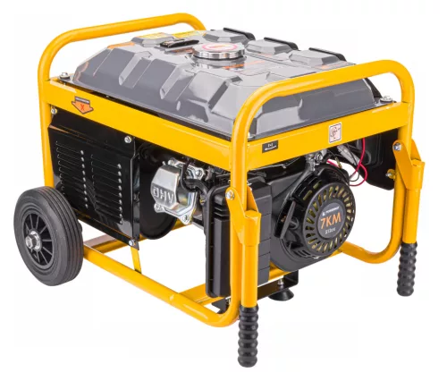 Áramfejlesztő 3 kW, 230 V / 400 V, önindítós, kerekekkel, Dual Power, PM-AGR-3000MNKE – Powermat (PM1196)
