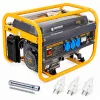 Áramfejlesztő 3 kW, AVR feszültségszabályzóval, 3 × 230 V + 12 V, PM-AGR-3000M2S – Powermat (PM1197)