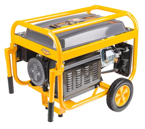 Áramfejlesztő 3 kW, kerekekkel, AVR feszültségszabályzóval, 3 × 230 V, PM-AGR-3000M2K – Powermat (PM1198)