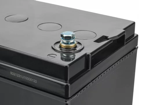 AGM akkumulátor 12 V, 100 Ah, C20, VRLA, tartalék üzemre, PM-AGM-100AHM2 – Powermat (PM1202)