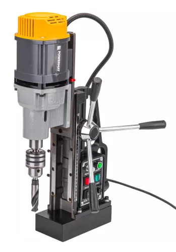 Mágnestalpas fúrógép 2100 W, 50 mm maglyukfúróval, 14 000 N, MT3/MT2, PM-WM-2100T – Powermat (PM1203)