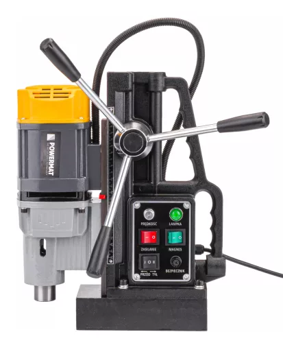 Mágnestalpas fúrógép 2100 W, 50 mm maglyukfúróval, 14 000 N, MT3/MT2, PM-WM-2100T – Powermat (PM1203)
