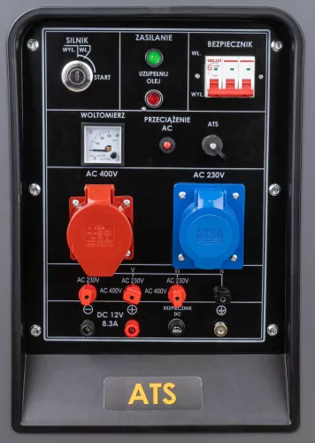 Dízel áramfejlesztő 18 kW, 230 V / 400 V, ATS átkapcsolódobozzal, 30 LE, PM-AGR-18000MD – Powermat (PM1227)