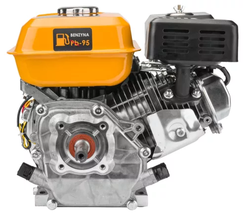 Benzinmotor 7 LE, 196 cm³, OHV, vízszintes 19 mm-es tengely, PM-SSP-719T – Powermat (PM1232)