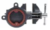 Forgatható lakatos satu 125 mm, üllővel, 360°, öntöttvas, PM-IS-125T – Powermat (PM1236)