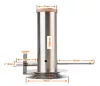 Füstgenerátor füstölőhöz 1,1 l, elektromos légpumpával, rozsdamentes acél, PM-GD-87T – Powermat (PM1239)