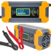 Mikroprocesszoros akkumulátortöltő 12 V / 24 V, 8 A, 4–120 Ah, AGM / GEL / LFP, IP65, PM-PM-8T – Powermat (PM1243)