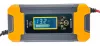 Mikroprocesszoros akkumulátortöltő 12 V / 24 V, 8 A, 4–120 Ah, AGM / GEL / LFP, IP65, PM-PM-8T – Powermat (PM1243)