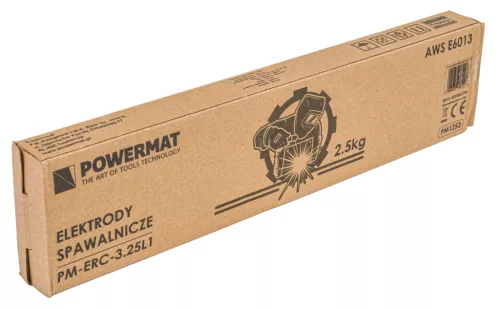 Rutilos hegesztőelektróda 3,25 mm, 350 mm, E6013, 2,5 kg, PM-ERC-3.25L1 – Powermat (PM1253)