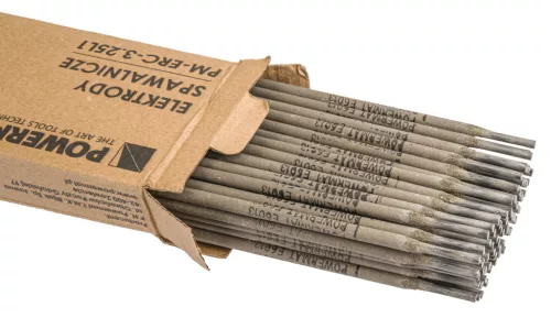 Rutilos hegesztőelektróda 3,25 mm, 350 mm, E6013, 2,5 kg, PM-ERC-3.25L1 – Powermat (PM1253)