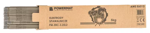 Rutilos hegesztőelektróda 3,25 mm, 350 mm, E6013, 5 kg, PM-ERC-3.25L2 – Powermat (PM1254)