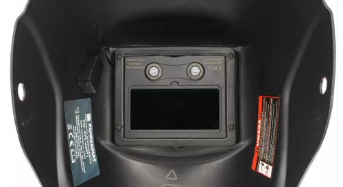 Automata hegesztőpajzs (fejpajzs) önsötétedő, DIN 9–13, DX-500S szűrő, PM-APS-600T1 – Powermat (PM1258)