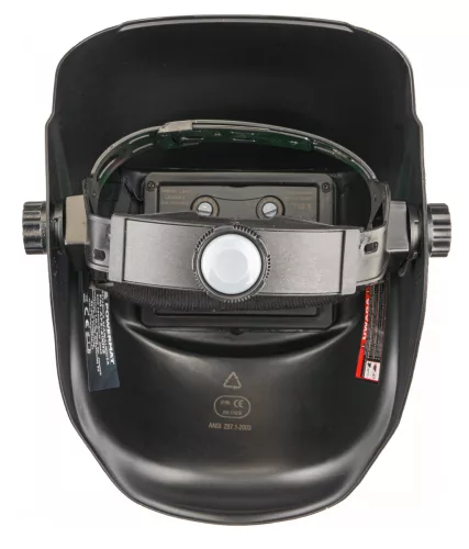 Automata hegesztőpajzs (fejpajzs) önsötétedő, DIN 9–13, DX-500S szűrő, PM-APS-600T2 – Powermat (PM1259)