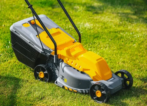 Elektromos fűnyíró 2200 W, 32 cm vágásszélesség, 30 l gyűjtő, PM-KSE-2200MN – Powermat (PM1277)