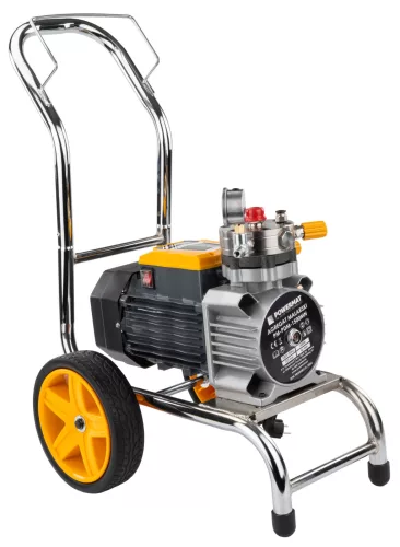 Airless festékszóró gép 1500 W, 225 bar, 4 l/perc, 15 m tömlővel, PM-PDM-1500MN – Powermat (PM1295)
