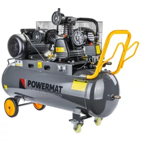   Olajkenésű kompresszor 100 l, 8 bar, 650 l/perc, 3 kW, 230 V, PM-KO-100T-230V – Powermat (PM1303)