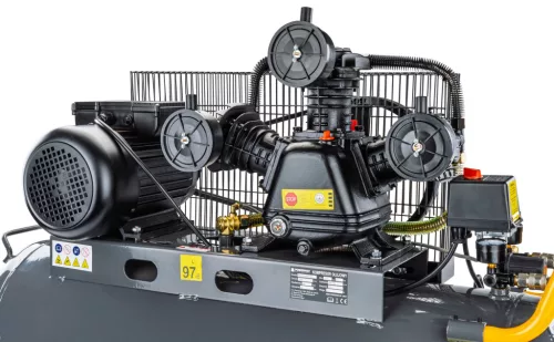 Olajkenésű kompresszor 100 l, 8 bar, 650 l/perc, 3 kW, 230 V, PM-KO-100T-230V – Powermat (PM1303)