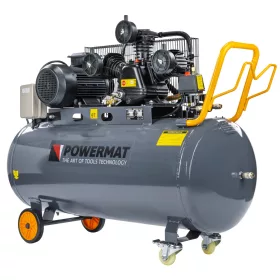   Olajkenésű kompresszor 200 l, 8 bar, 650 l/perc, 3 kW, 400 V, PM-KO-200T-400V – Powermat (PM1308)