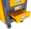 Hegesztőkocsi 4 fiókkal, palacktartóval, 100 kg teherbírás, PM-WSP-100T1 – Powermat (PM1315)