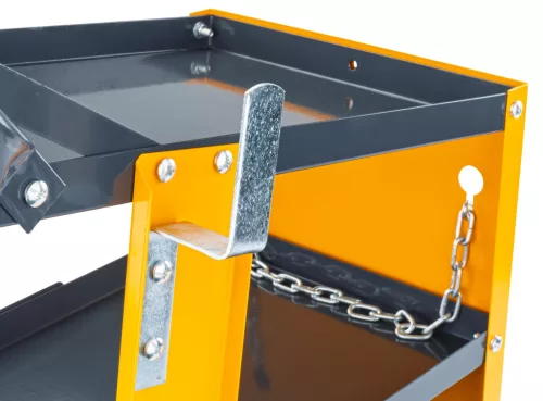 Hegesztőkocsi 4 fiókkal, palacktartóval, 100 kg teherbírás, PM-WSP-100T1 – Powermat (PM1315)