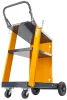 Hegesztőkocsi 3 polccal, palacktartóval, 100 kg teherbírás, PM-WSP-100T2 – Powermat (PM1316)