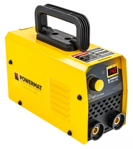 Inverteres hegesztőgép MMA, 140 A, 230 V, 2,05 kg, PM-MMA-140L – Powermat (PM1338)