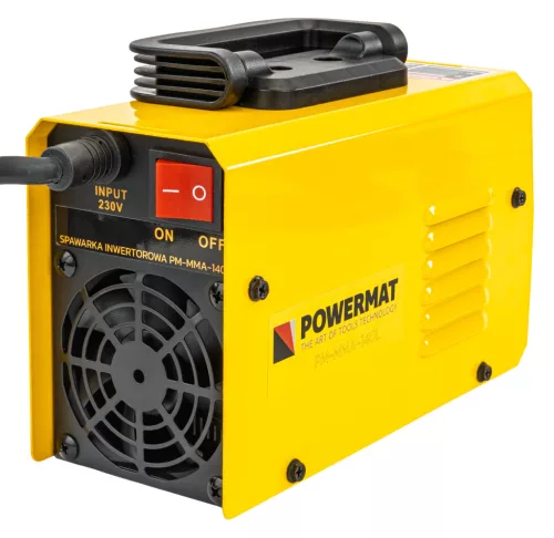 Inverteres hegesztőgép MMA, 140 A, 230 V, 2,05 kg, PM-MMA-140L – Powermat (PM1338)