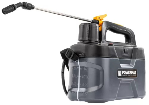 Akkumulátoros permetező 5 l, Li-Ion 2,5 Ah, USB-C töltés, 2,5 bar, PM-OA-5KA – Powermat (PM1339)