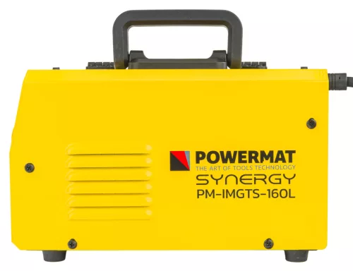 Inverteres hegesztőgép FCAW (flux) / MMA / TIG LIFT, 160 A, 230 V, PM-IMGTS-160L – Powermat (PM1355)