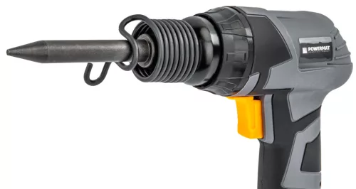 Pneumatikus vésőkalapács 4500 ütés/perc, 10 mm-es befogással, 4 vésővel, PM-MLP-10T – Powermat (PM1377)
