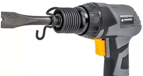 Pneumatikus vésőkalapács 4500 ütés/perc, 10 mm-es befogással, 4 vésővel, PM-MLP-10T – Powermat (PM1377)