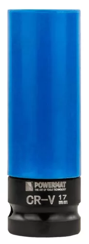 Gépi dugókulcs készlet 1/2 col, 4 db (17–22 mm), alufelnihez, PM-ZNU-1722T – Powermat (PM1379)