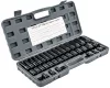 Gépi dugókulcsfej készlet 1/2", 35 részes, 8–32 mm, rövid 38 mm és hosszú 78 mm, CrV, PM-ZNU-832T – Powermat (PM1380)