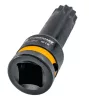 Gépi dugókulcsfej készlet bordás (spline) profillal 1/2", 6 db, M14–M18, Cr-Mo, kofferben, PM-ZNU-1418T – Powermat (PM1381)
