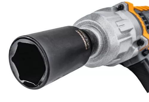 Gépi dugókulcsfej készlet 1/2", 15 részes, 10–30 mm, hosszú 78 mm, CrV, fém kofferben, PM-ZNU-1032T – Powermat (PM1383)