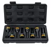 Gépi dugókulcsfej készlet bordás (spline) profillal 1/2", 8 db, M5–M18, 78 mm, Cr-Mo, PM-ZNU-518T – Powermat (PM1384)